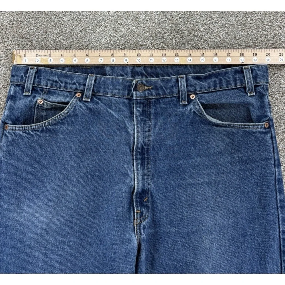 Vintage Levis 517 Bootcut Orange Tab 1996 Jeans Mens 40 (Fit 38x29) USA Made EUC